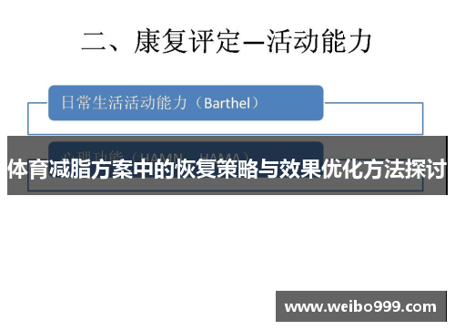 体育减脂方案中的恢复策略与效果优化方法探讨